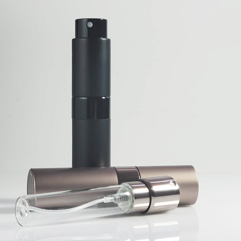 8ML 20ML Factory Outlet Beauty Rectangle Cosmetic Packaging Glass Inside Pocket Sized Perfume Atomizer Bottle