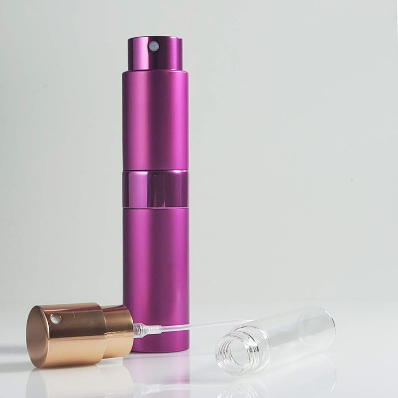 8ML 20ML Factory Outlet Beauty Rectangle Cosmetic Packaging Glass Inside Pocket Sized Perfume Atomizer Bottle