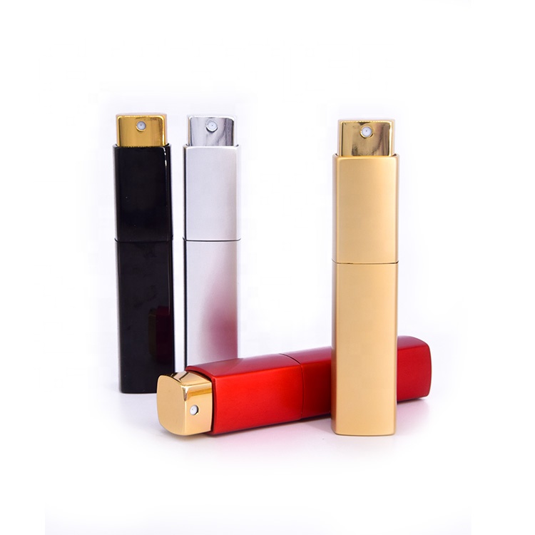 8Ml 12Ml 20Ml Perfume Bottles Squar Atomizer, Square Twist Atomiser Perfume Bottle