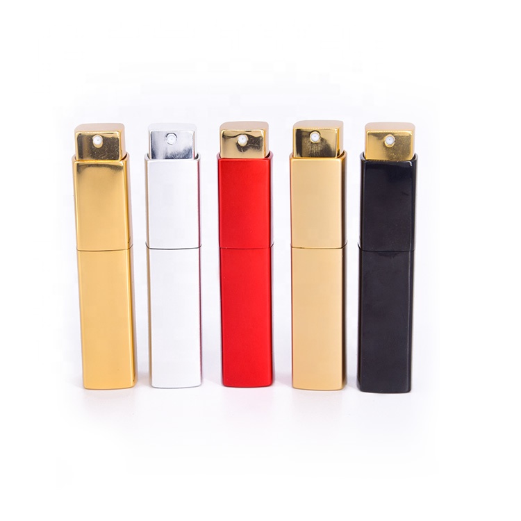 8Ml 12Ml 20Ml Perfume Bottles Squar Atomizer, Square Twist Atomiser Perfume Bottle