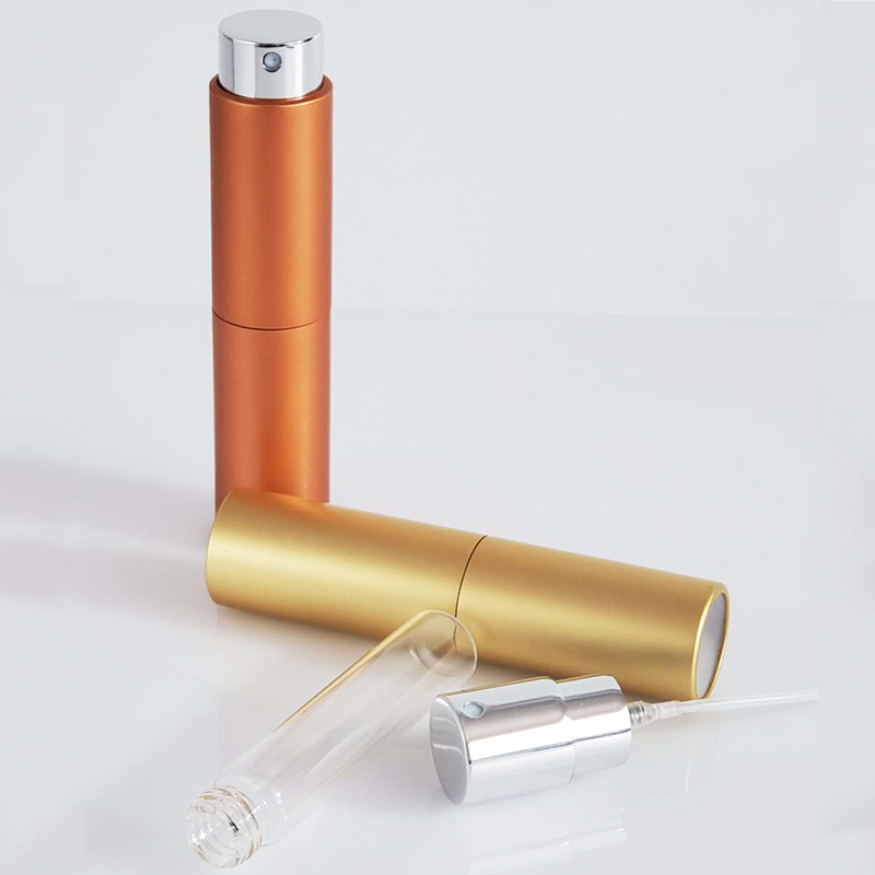 8Ml 5Ml Refillable Mini Twist Up 10Ml 15Ml Pocket Aluminum Atomizer Perfume Mist Spray Bottle