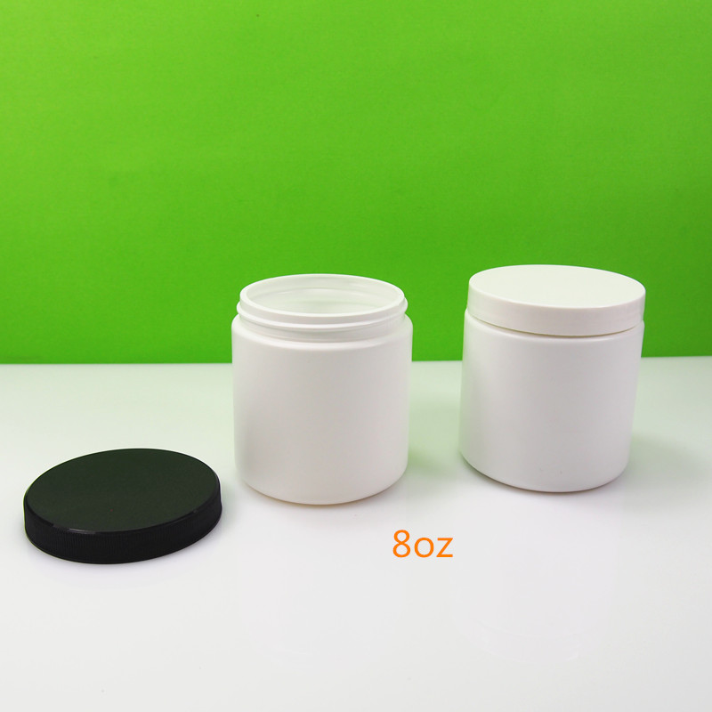8OZ 16OZ 500ml PE HDPE plastic hair product jar