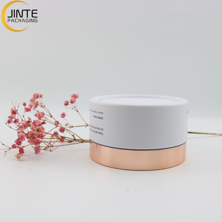8OZ New Product Screws Rose Gold Crown Pot Cream Jar Plastic Cosmetics Containers and Packaging