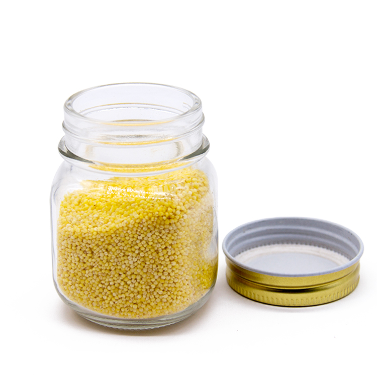 8Oz 16 Oz Custom Clear Glass Mason Jar