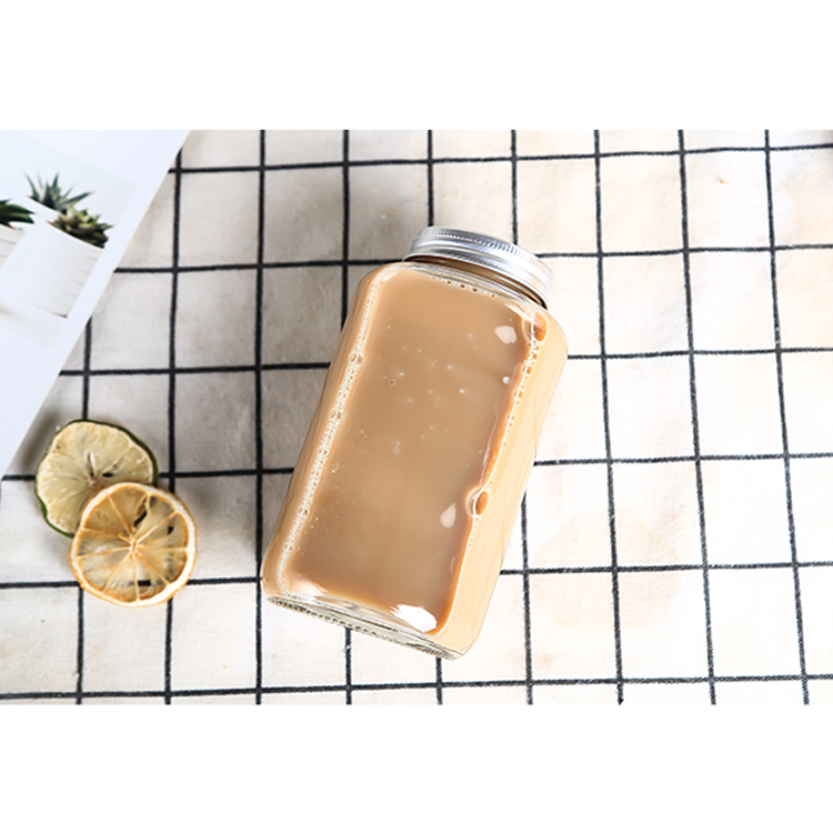 8Oz 270Ml Transparent Glass Bottle Cold Brew Coffee With Aluminum Cap