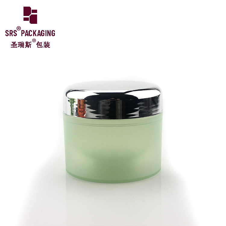 8g 15g 30g 50g 100g 150g 200g 250g cosmetic packaging clear green pp plastic cream jar with sliver lid