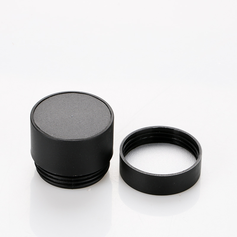 8g black custom made color gel round container nail gel polish pp plastic jar