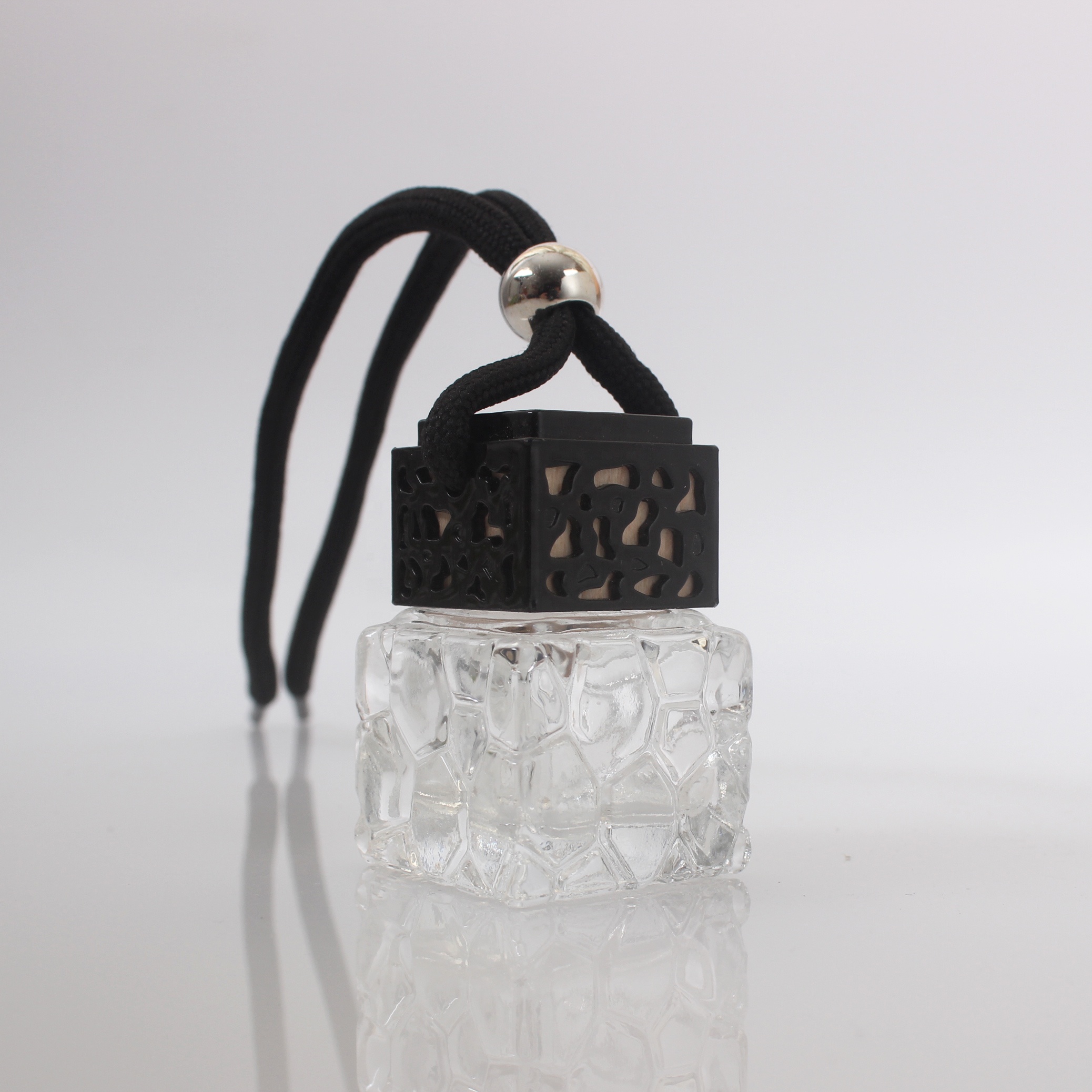 8ml 10ml 12ml Honeycomb clear bottle home wardrobe car fragrance bottle hang diffusers perfume glass bottle car air freshener