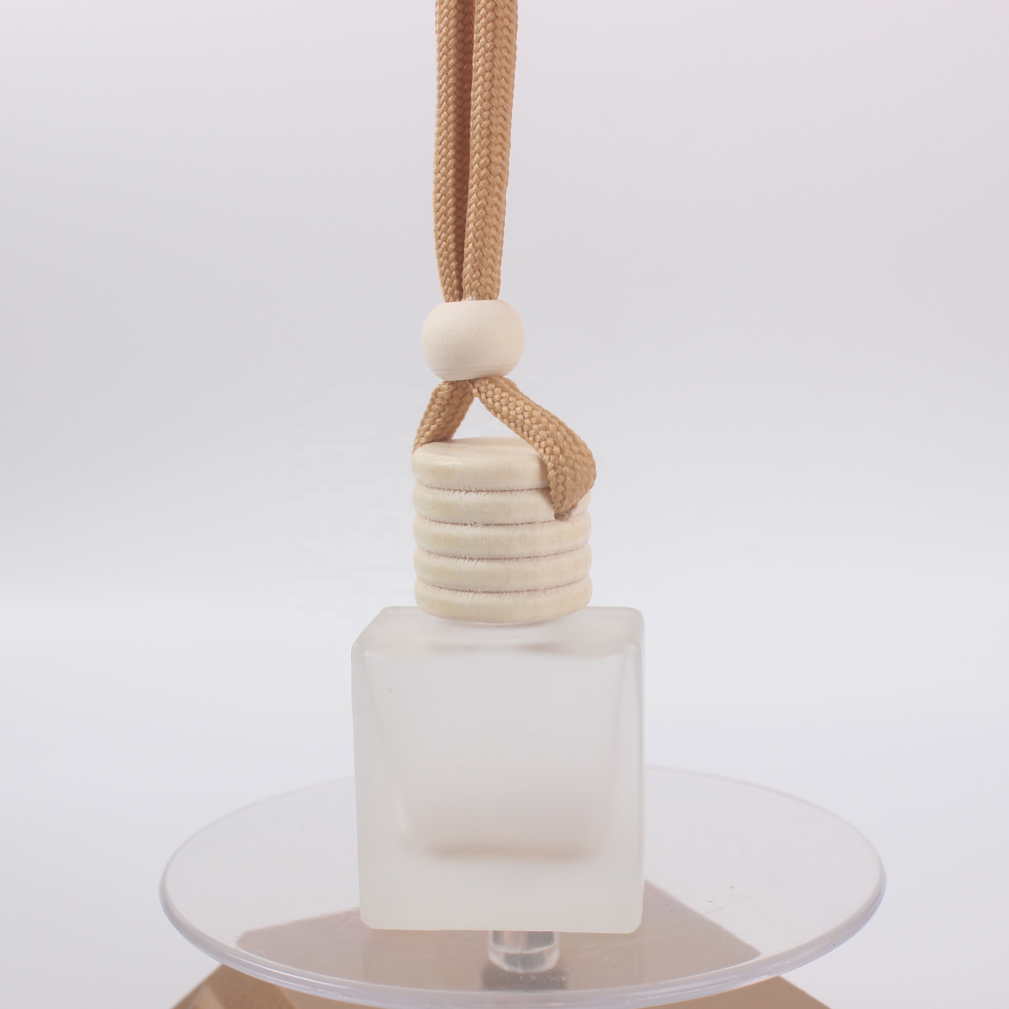 8ml 10ml 12ml frosted empty bottle auto perfume empty car diffuser hanging round matte bottle