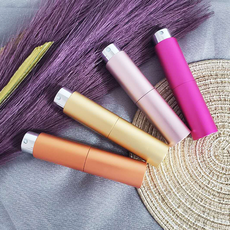 8ml 10ml 15ml 20ml Aluminum Twist Fine Mist Travel Refillable Perfume Atomizer Pump Spray Bottle