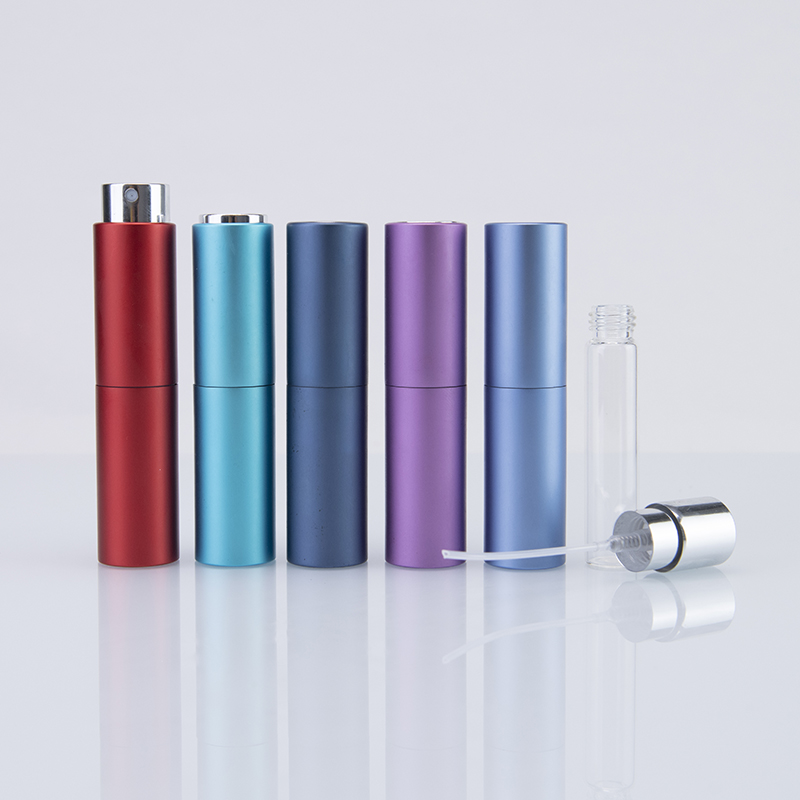 8ml 10ml 15ml 20ml Empty Round Aluminum Fine Mist Refillable Mouth Wash Fresher Spray Bottle For Bad Breath