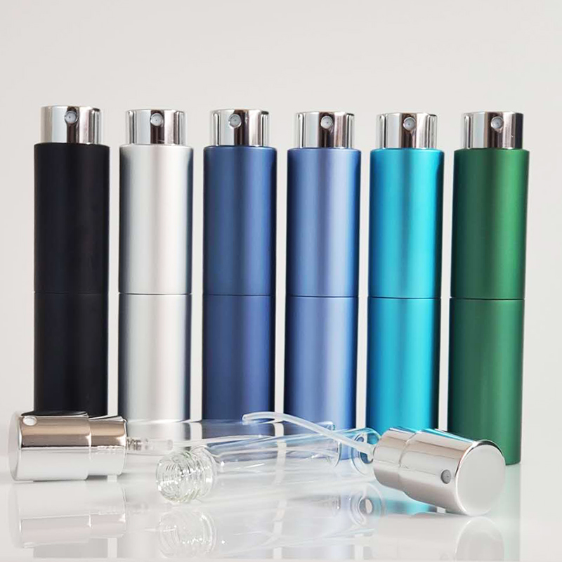 8ml 10ml 15ml 20ml High Quality Empty Cosmetic Matte Black Special Mouth Mist Atomizer Perfume Spray Bottle Container