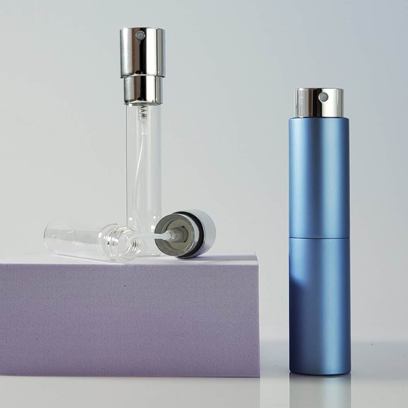 8ml 10ml 15ml 20ml Luxury Aluminum Portable Alcohol Refill Perfume Atomizer Spray Bottle For Hand Sanitizer