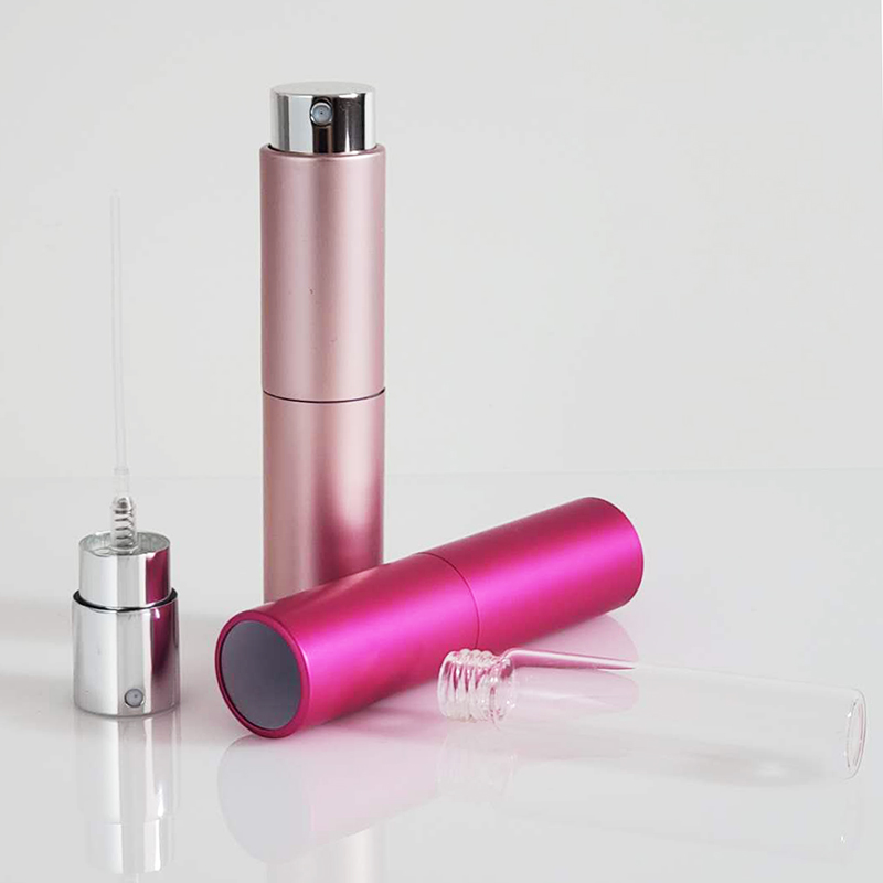 8ml 10ml 15ml 20ml Luxury Colorful Breath Cheap Cologne Cosmetic Cylindrical Refillable Spray Perfume Bottle