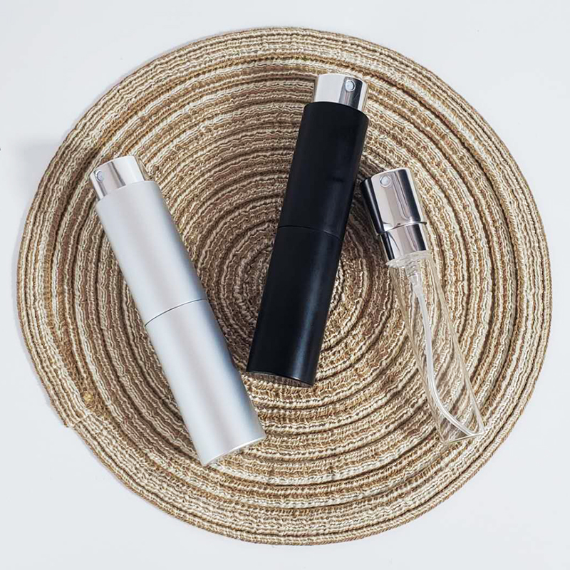 8ml 10ml 15ml 20ml Luxury Colorful Breath Cheap Cologne Cosmetic Cylindrical Refillable Spray Perfume Bottle