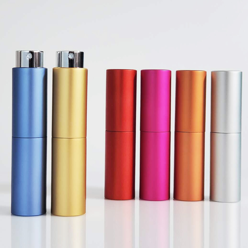 8ml 10ml 15ml 20ml Round Portable Empty Aluminum Mint Nutritional Dry Odor Mouth Freshener Spray Bottle For Kiss