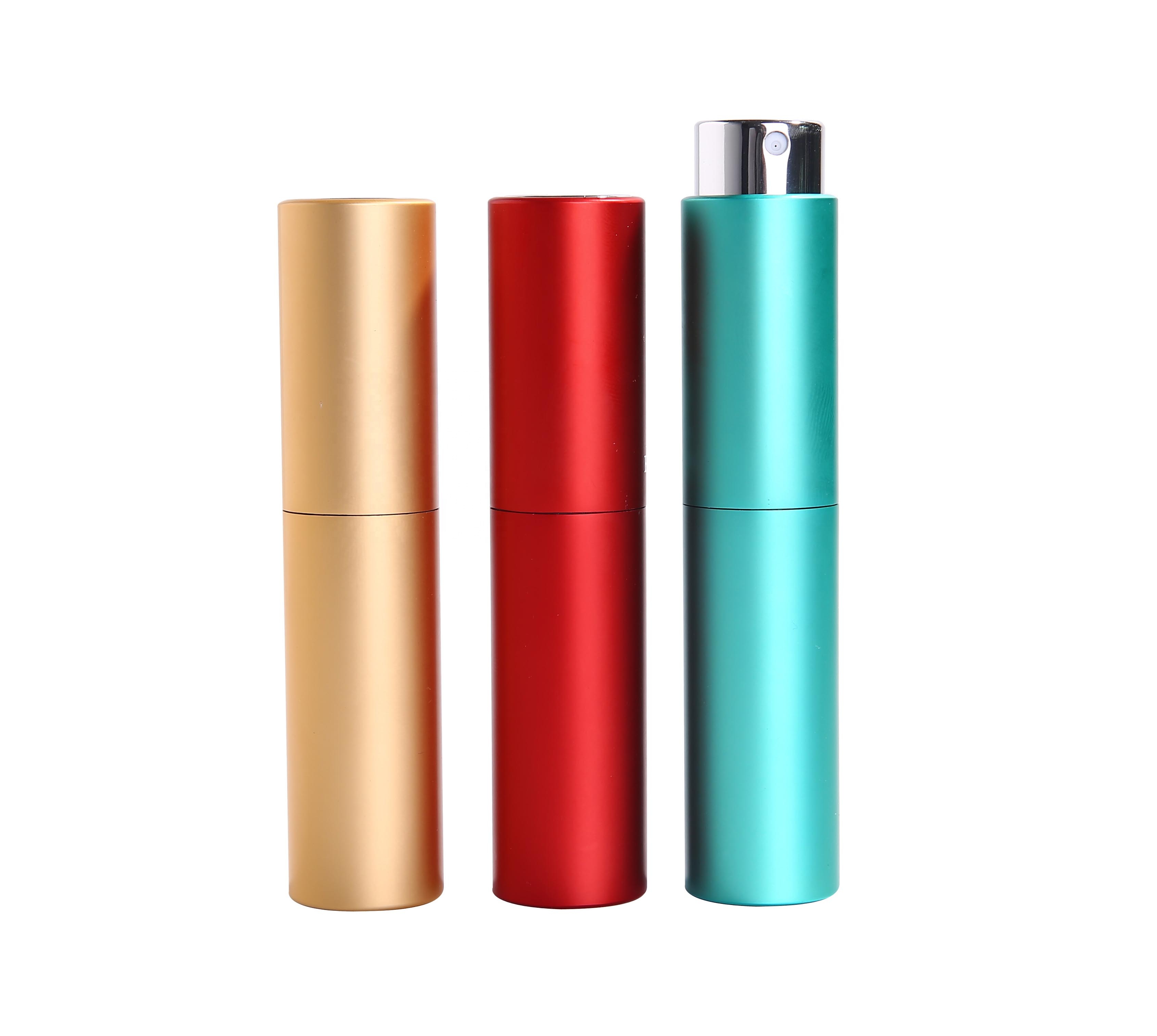 8ml/10ml/15ml/20ml Twist Aluminum Perfume Atomizer Bottle Refill