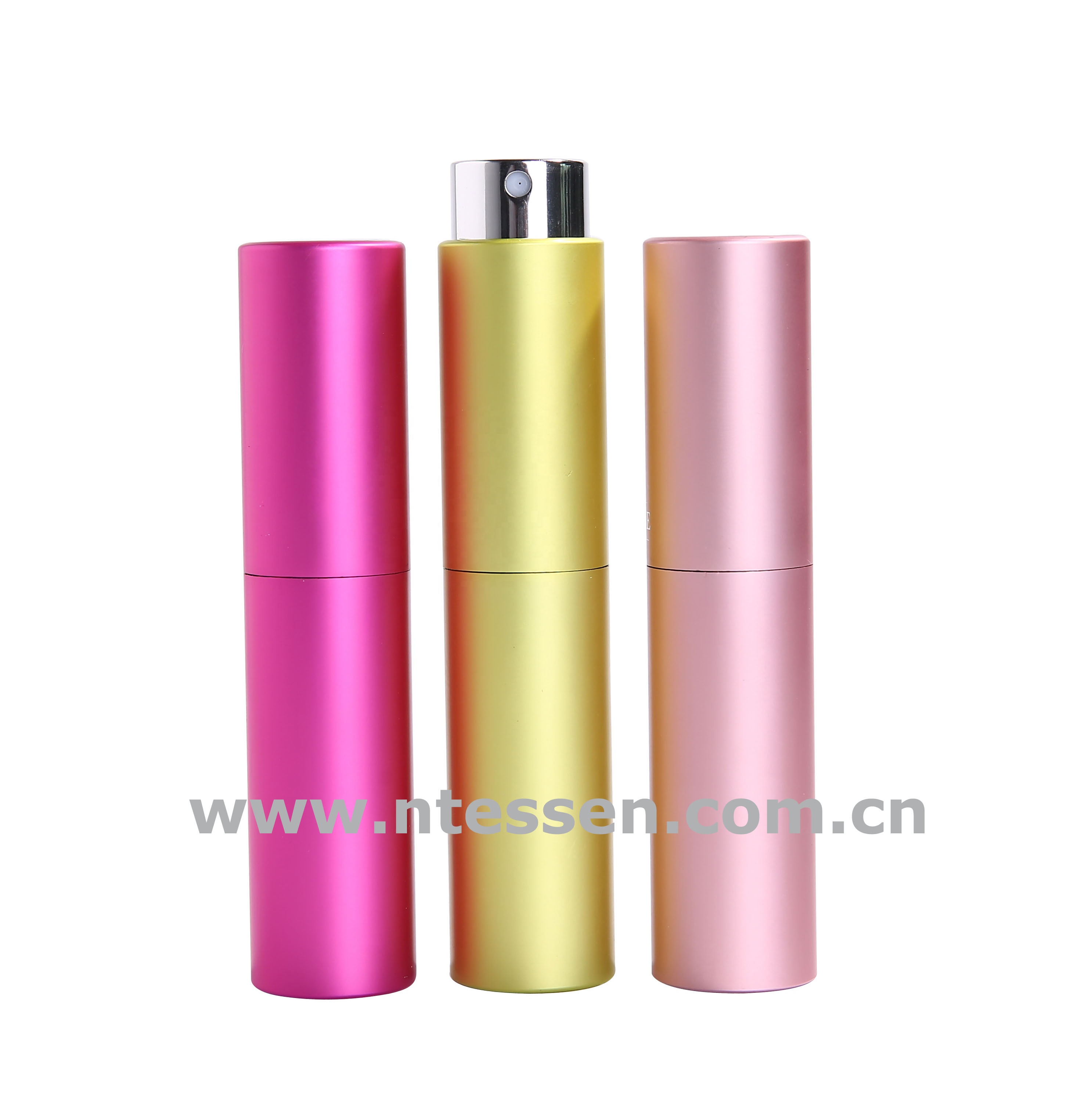8ml/10ml/15ml/20ml Twist Aluminum Perfume Atomizer Bottle Refill