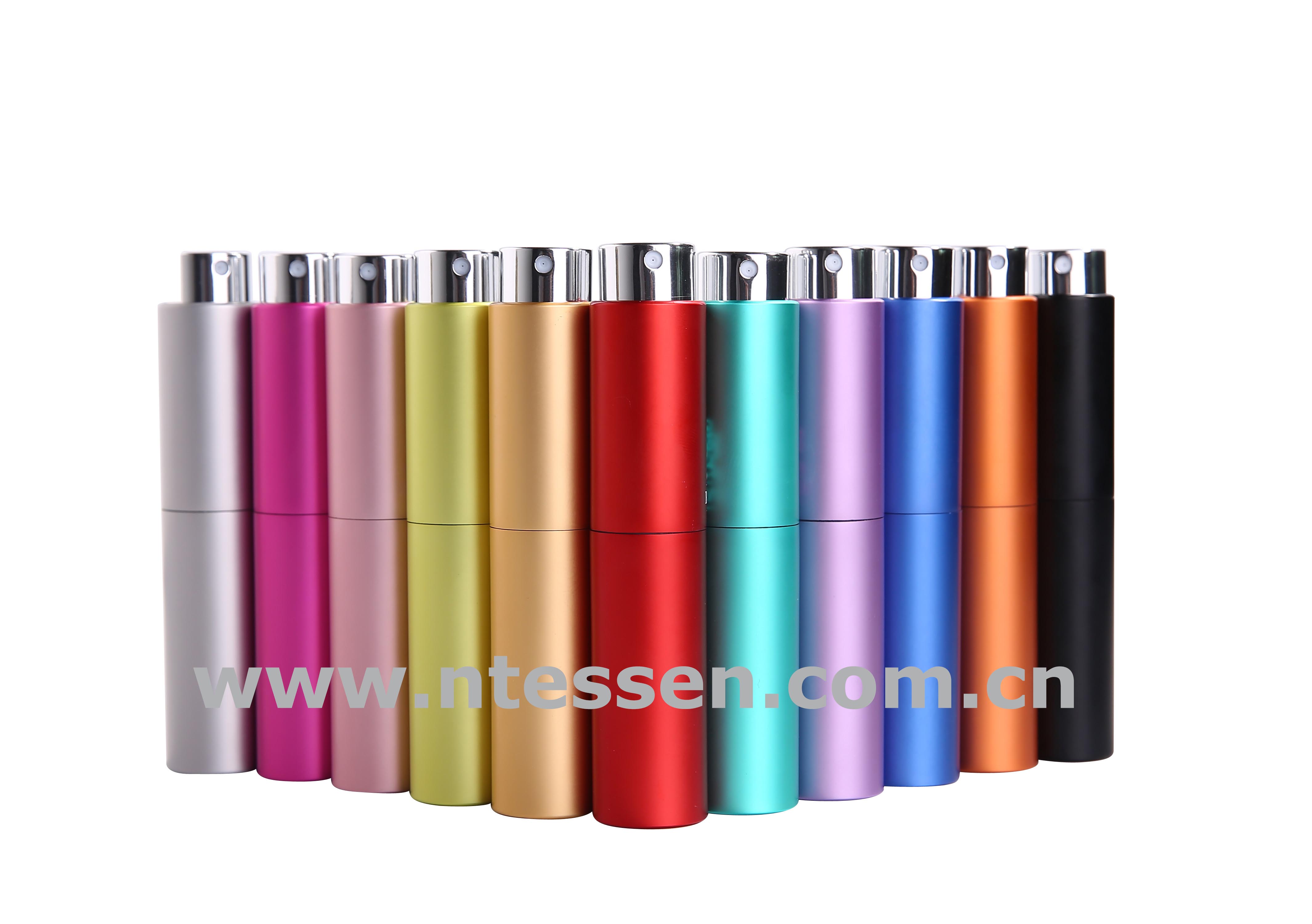 8ml/10ml/15ml/20ml Twist Aluminum Perfume Atomizer Bottle Refill
