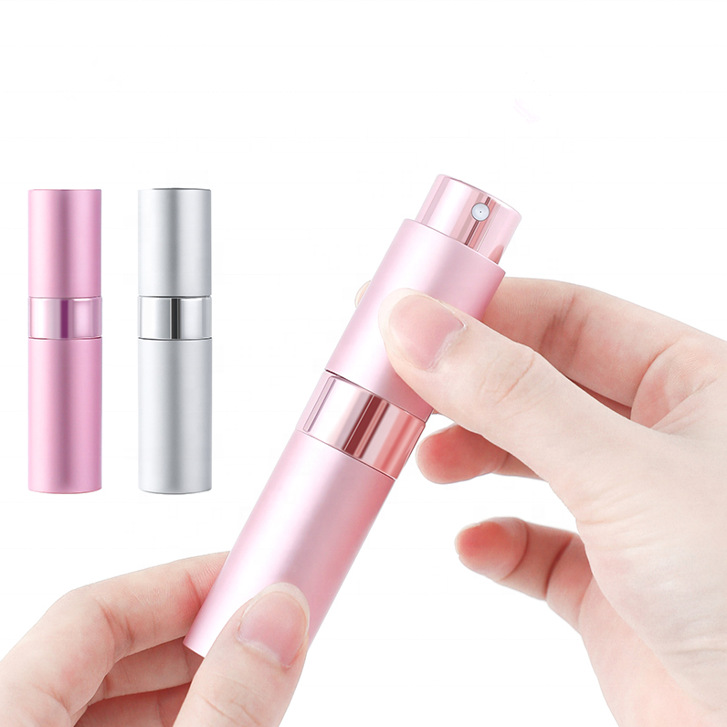 8ml/10ml/15ml/20ml Twist Aluminum Perfume Atomizer Bottle