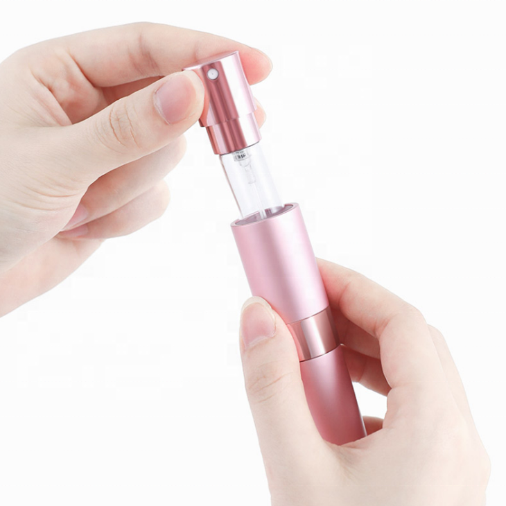 8ml/10ml/15ml/20ml Twist Aluminum Perfume Atomizer Bottle