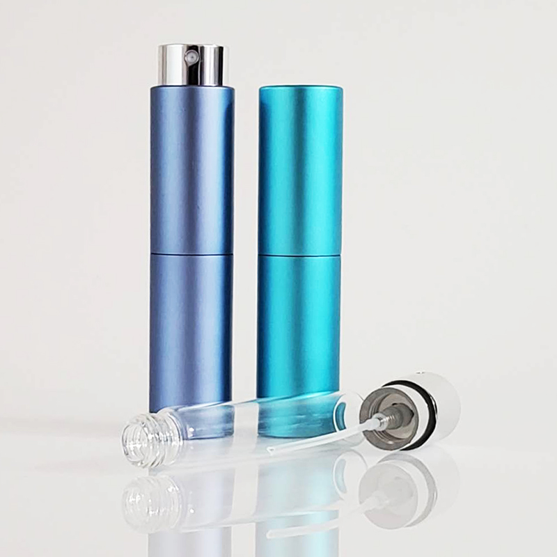 8ml 10ml 20ml Empty Personalized Lovely Twist Aluminum Travel Luxury 15ml Alcohol Atomizer Perfume Bottle