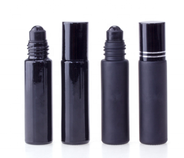 8ml 10ml Clear Amber Blue Black Frost Coloful Roll On Glass Bottle For Perfume