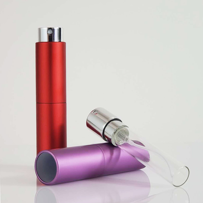 8ml 10ml Mini Portable Luxury Alcohol Hand Sanitizer Atomizer 15ml 20ml Perfume Bottle Case With Spray Pump