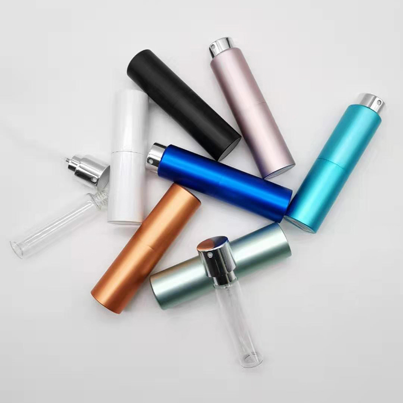 8ml 10ml Pink Twist Up Body Mist Disinfection Empty Mini Portable Refillable Perfume Bottle Atomizer 20ml With Pump Sprayer