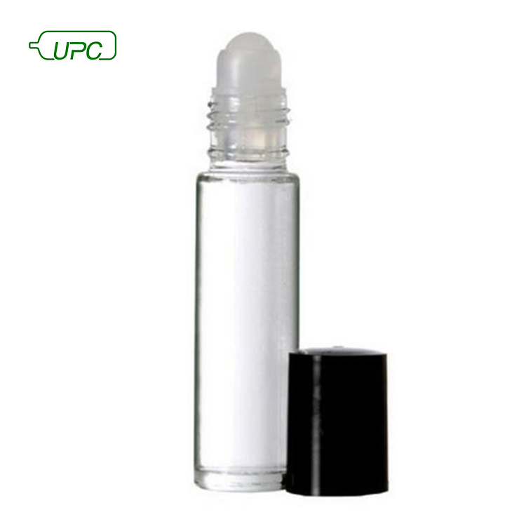 8ml 10ml Transparent roller ball glass bottle with roll ball