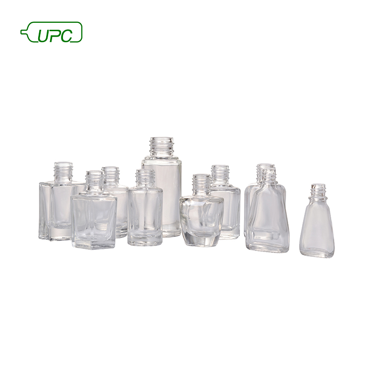 8ml 10ml cosmetic empty nail polish bottle with brush