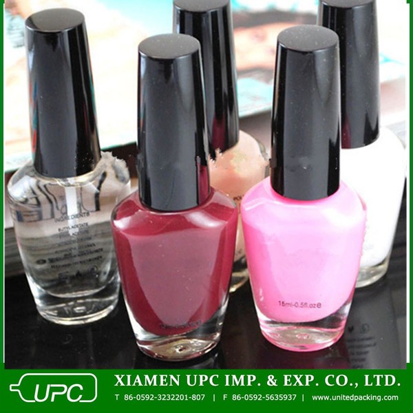 8ml 10ml cosmetic empty nail polish bottle with brush