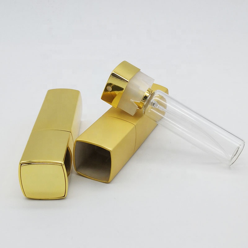 8ml 15ml 20ml Refillable Twist Up Aluminium 10ml Square Vintage Perfume Atomizer