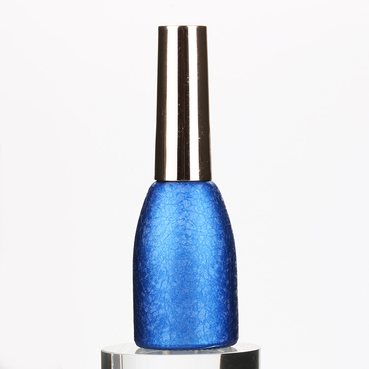 8ml-15ml Elegant Blue Nail Polish Bottles Empty Glass UV Gel Bottle