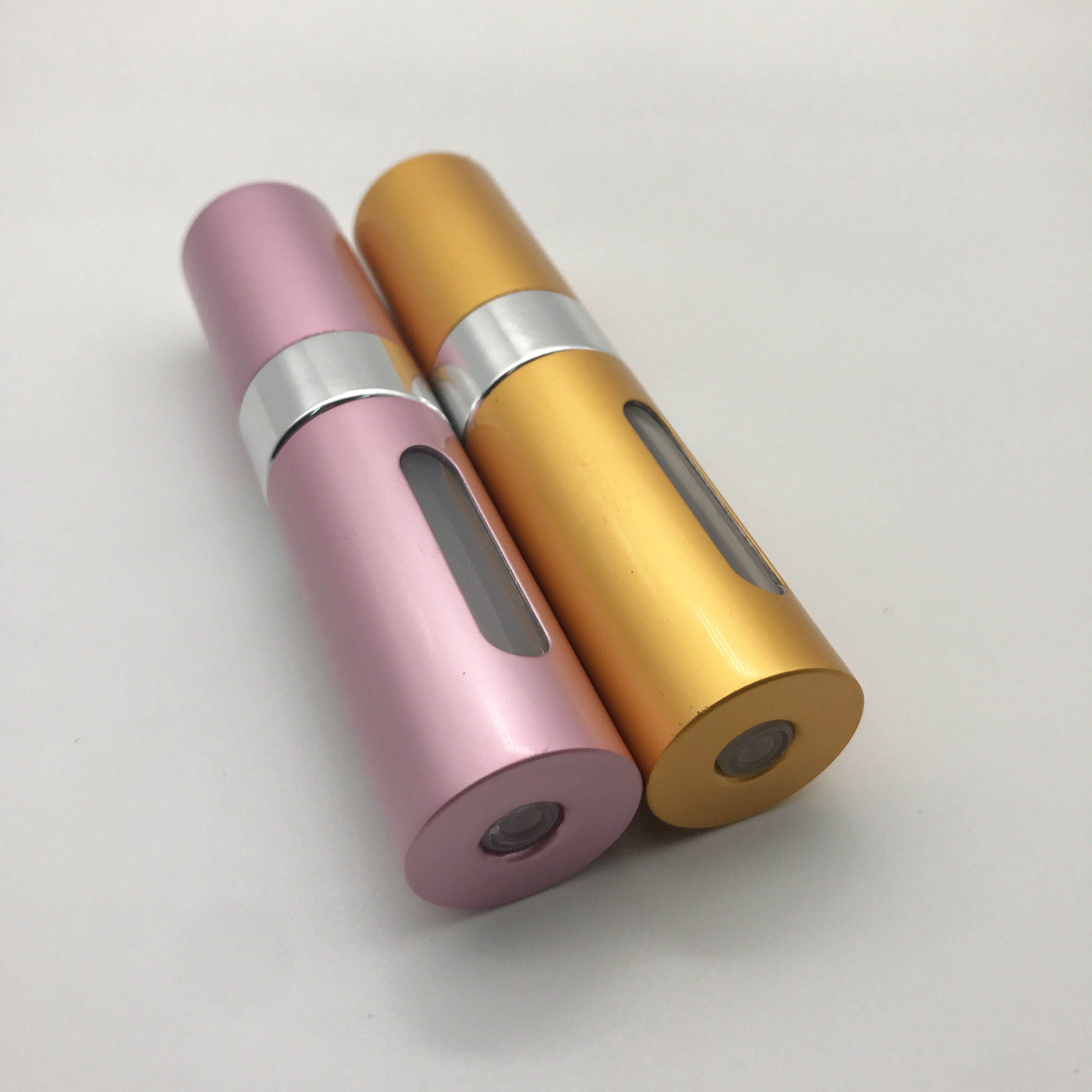 8ml 15ml Perfume Atomizer Twist Up Aluminium Atomizer Fine Mist Spray Bottle