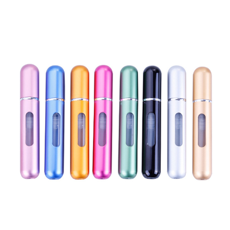 8ml 5ml Portable Mini Refillable Perfume Bottle With Spray Scent Pump Empty Cosmetic Containers Spray Atomizer Bottle For Travel