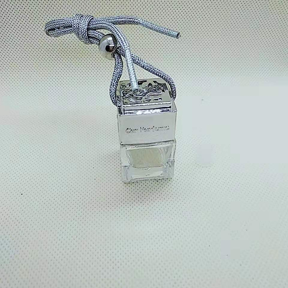 8ml Colorful Luxury Square Shape Hanging Car Diffuser Bottles