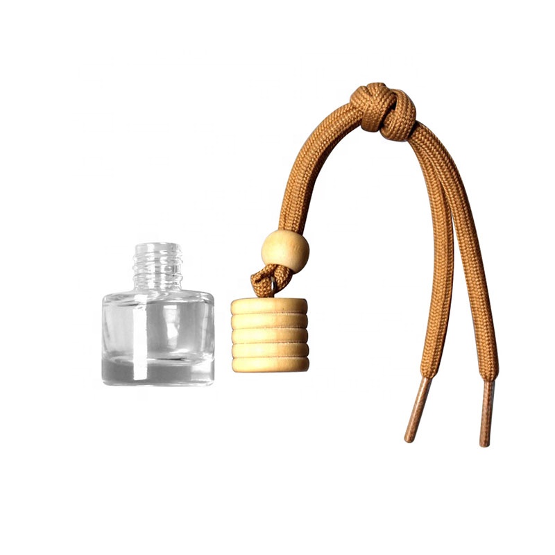 8ml Custom Wooden Cair Air Freshener Bottle Hanging
