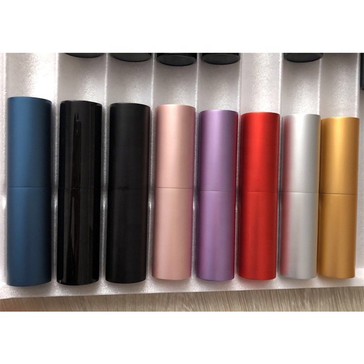 8ml Glass Liner Bottle Round Aluminum Travel Metal Small Perfume Spray Bottle