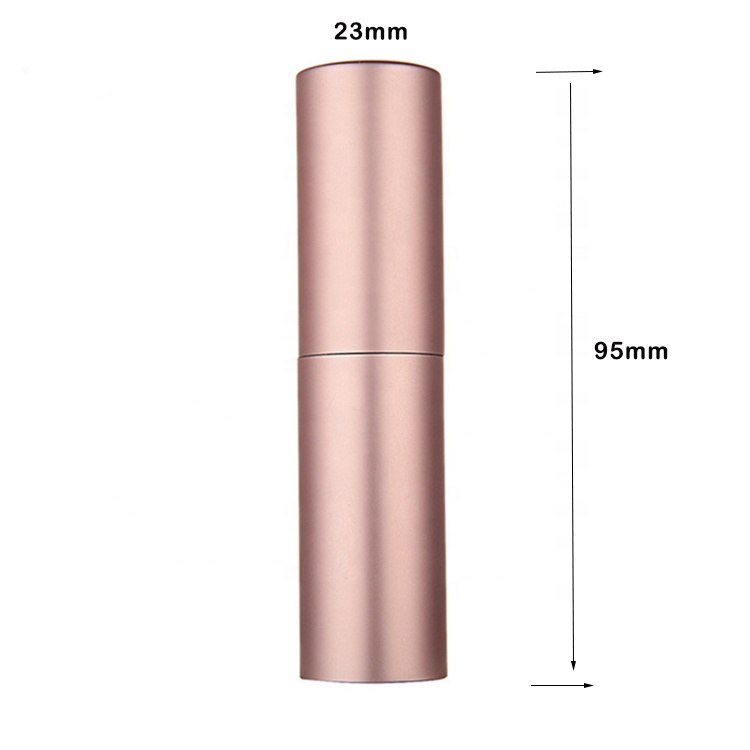 8ml Glass Liner Bottle Round Aluminum Travel Metal Small Perfume Spray Bottle