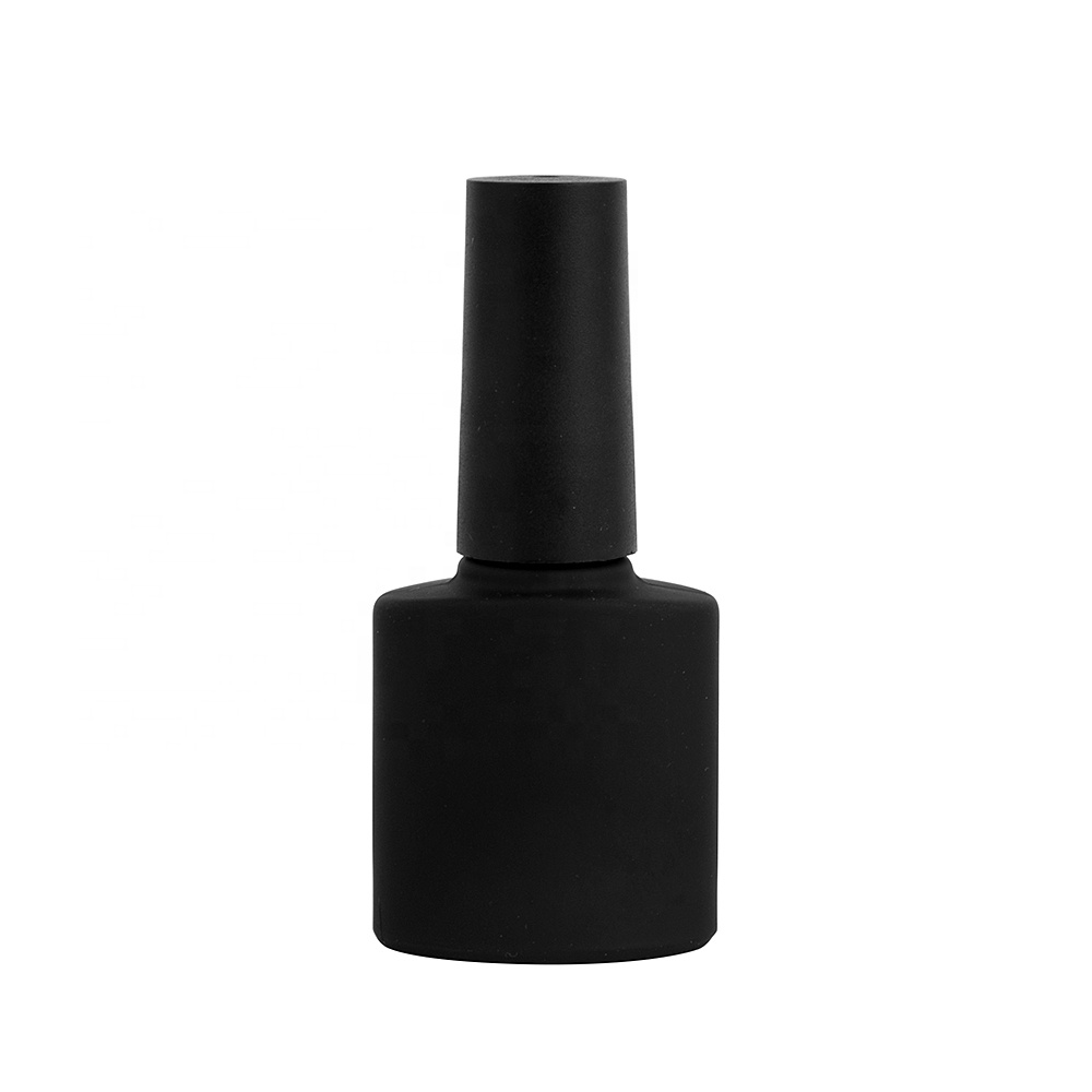 8ml Oval-shaped Glass Nail Polish Bottle Empty Cosmetic Bottle