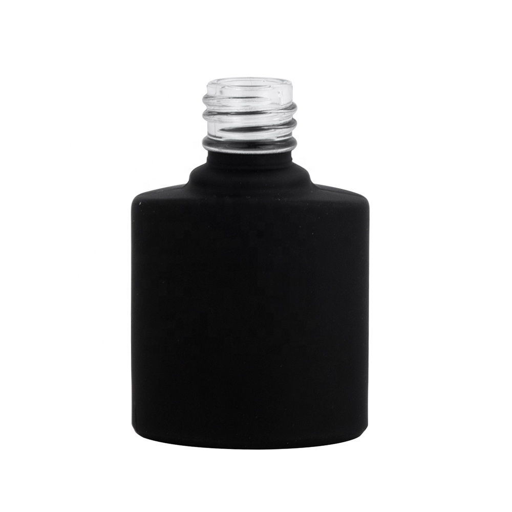 8ml Oval-shaped Glass Nail Polish Bottle Empty Cosmetic Bottle