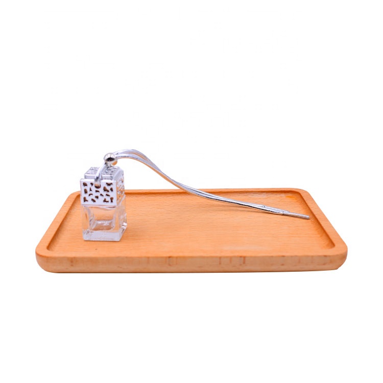 8ml empty glass car air freshener hanging perfume bottle fragrance waterproof diffuser bottle gold silver black