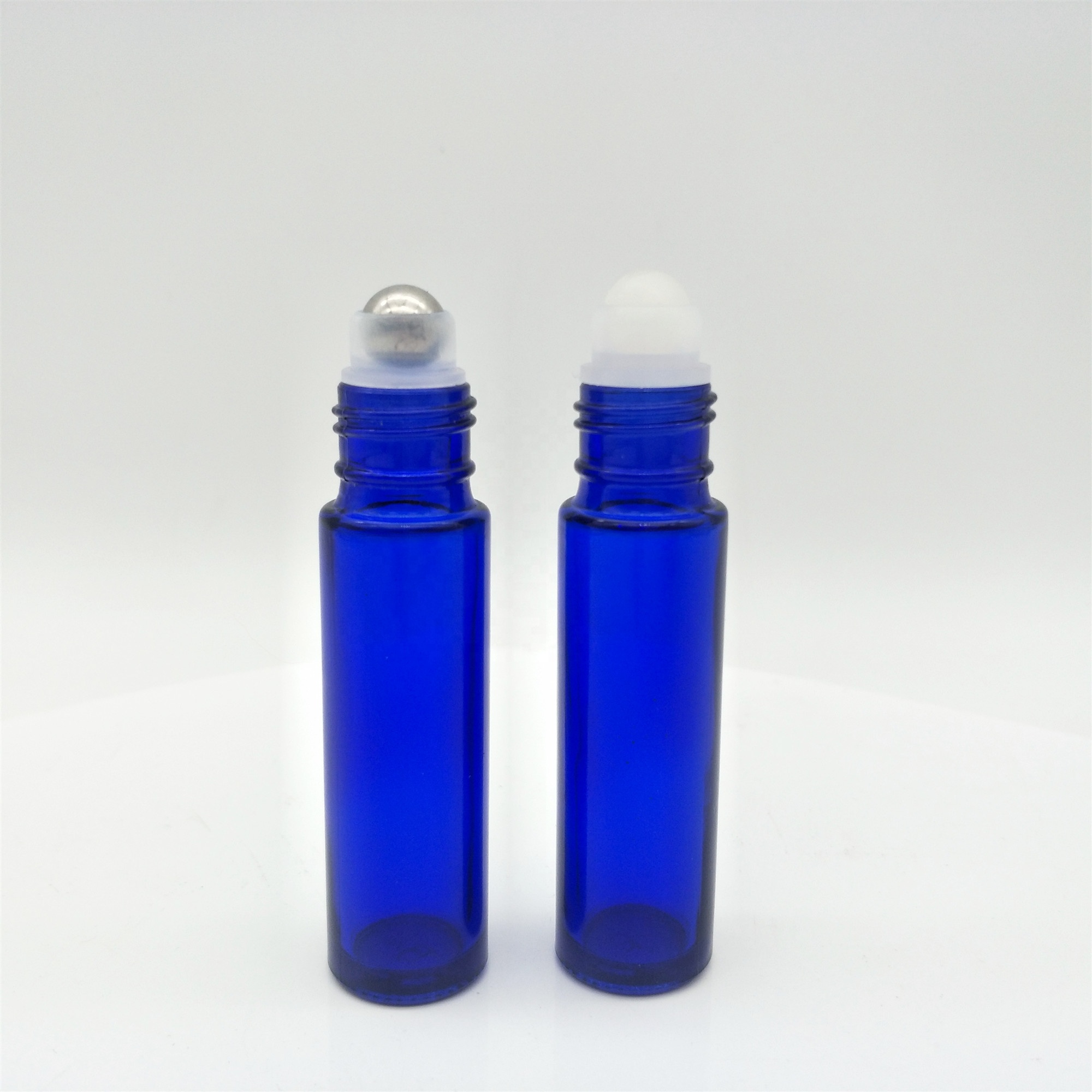 8ml frost roll on glass bottle with gold aluminum cap