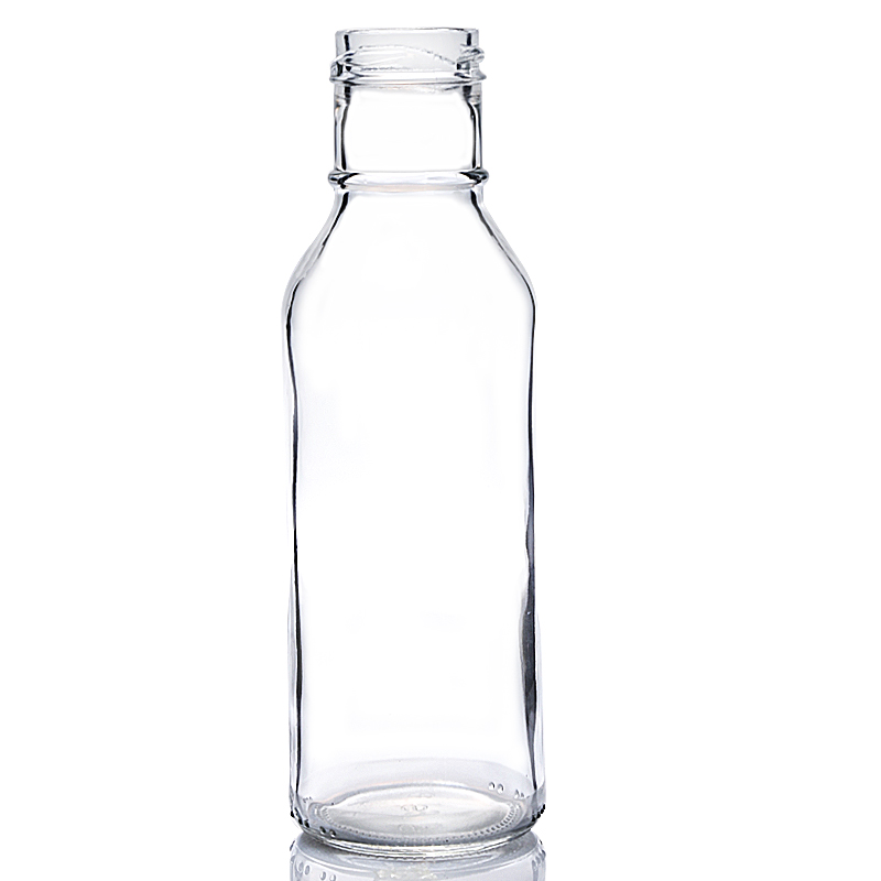 8oz 12oz 32oz Clear Ring Neck Glass Sauce Bottle