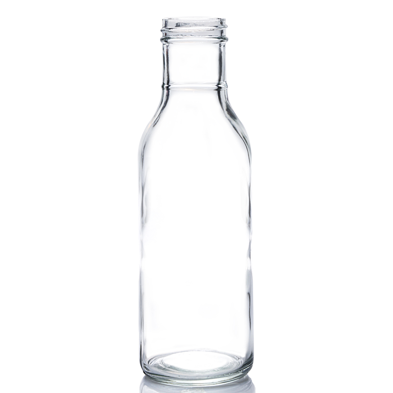8oz 12oz 32oz Clear Ring Neck Glass Sauce Bottle