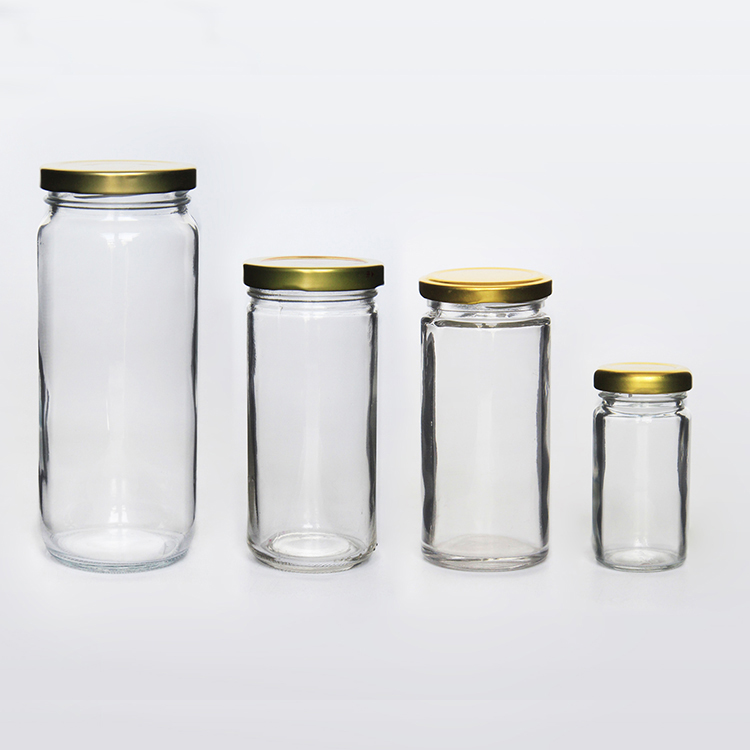 8oz 16oz Empty Round Glass Pickle Jars With Twist Off Lid Paragon Jars For Honey