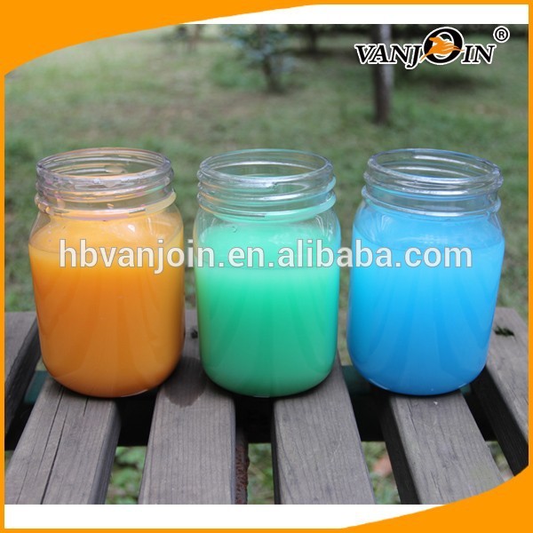 8oz 16oz Plastic Mason Jar With Pump Dispenser and Metal Lid For Lotion Shampoo