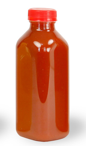 8oz 16oz Square PET Plastic Beverage Bottles for SmoothieJuice