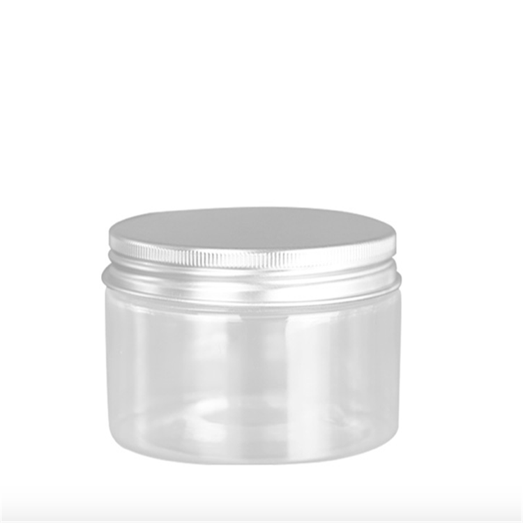 8oz 250ml 92mm Dia clear skin care packaging plastic cosmetic jar with screw top lids for body butter